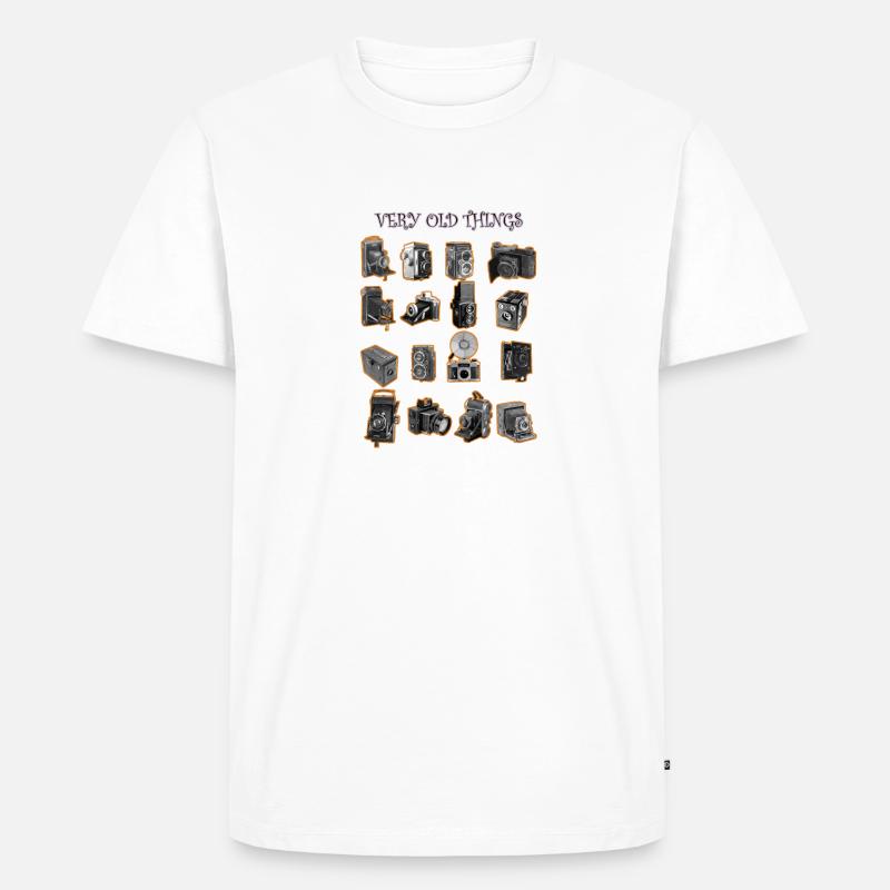 SEHR ALTE DINGE - Männer Premium Bio T-Shirt - Weiß