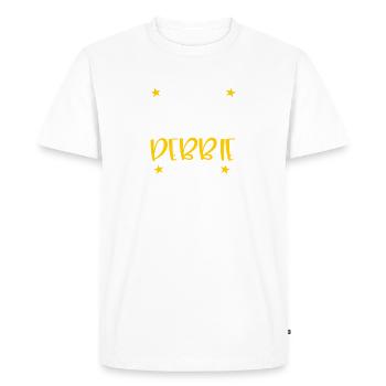 Nobody's Perfect Except For Debbie - Men's Premium Organic T-Shirt - white - Front - Nico (187cm)