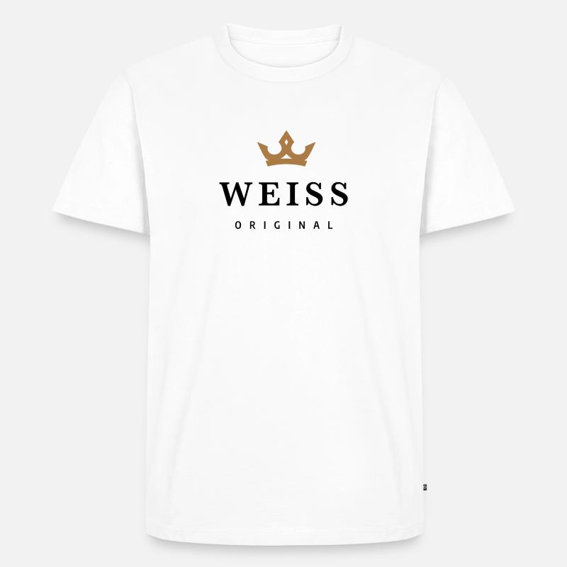 Weiss - Männer Premium Bio T-Shirt - Weiß