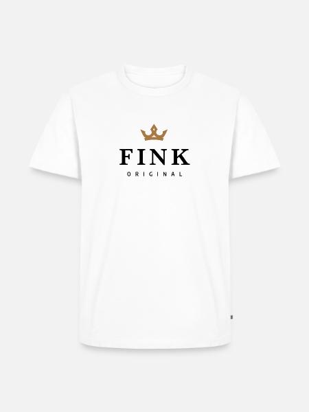 Fink - Männer Premium Bio T-Shirt - Weiß