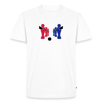 Baby-foot - T-shirt Premium bio Homme - blanc - Devant - Nico (187cm)