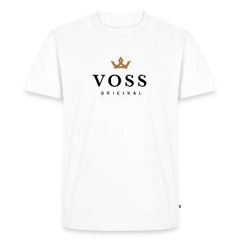 Valentine - T-shirt Premium bio Homme - blanc - Devant - Nico (187cm)