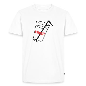 fresh - T-shirt Premium bio Homme - blanc - Devant - Nico (187cm)