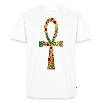 anch e 110 - T-shirt Premium bio Homme - blanc - Devant - Nico (187cm)