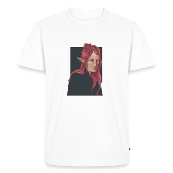 Onze portraits - T-shirt Premium bio Homme - blanc - Devant - Nico (187cm)
