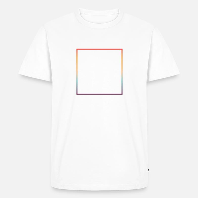 Think outside the Box - Männer Premium Bio T-Shirt - Weiß