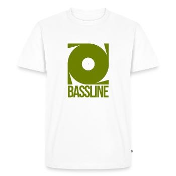 musique électronique bassline cadeau - T-shirt Premium bio Homme - blanc - Devant - Nico (187cm)