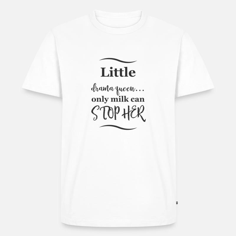 babysprüche - Männer Premium Bio T-Shirt - Weiß