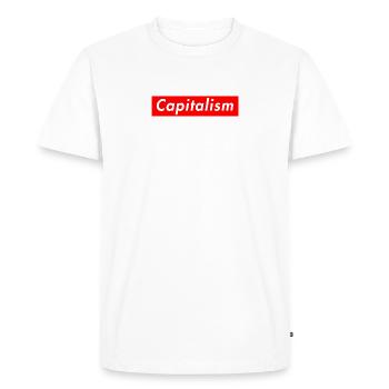 Soupreme capitalist - Men's Premium Organic T-Shirt - white - Front - Nico (187cm)