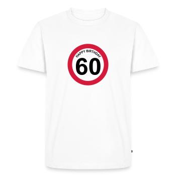 60 - T-shirt Premium bio Homme - blanc - Devant - Nico (187cm)