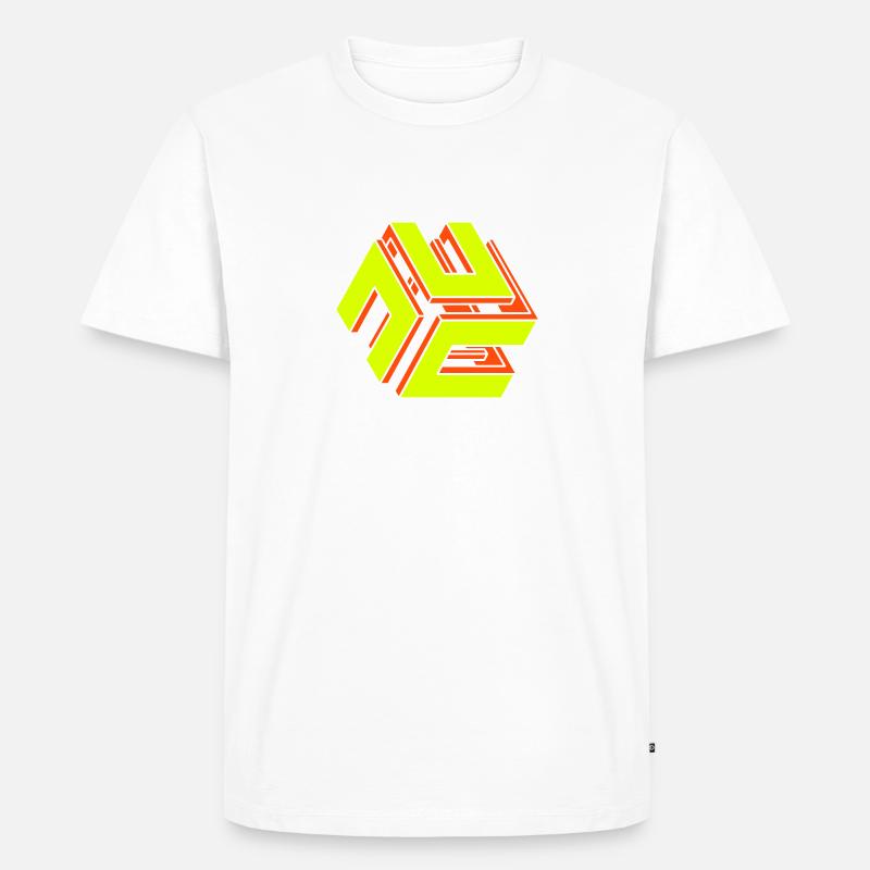 cube - Männer Premium Bio T-Shirt - undefined
