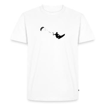Kite Surf Jump - T-shirt Premium bio Homme - blanc - Devant - Nico (187cm)