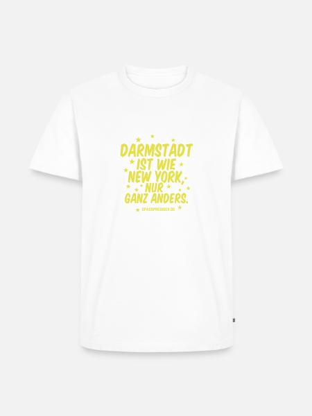 Darmstadt - Männer Premium Bio T-Shirt - Weiß