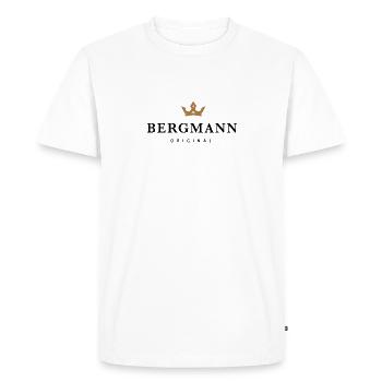 Mineur - T-shirt Premium bio Homme - blanc - Devant - Nico (187cm)
