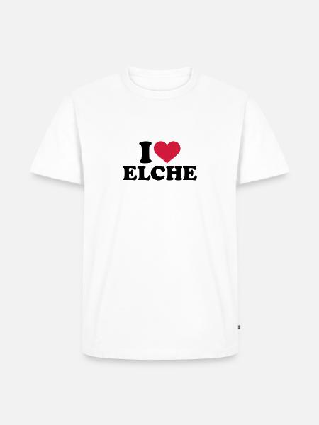 Elch - Männer Premium Bio T-Shirt - Weiß