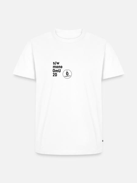 Film Abkuerzung - Männer Premium Bio T-Shirt - Weiß