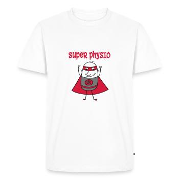 Physio - T-shirt Premium bio Homme - blanc - Devant - Nico (187cm)