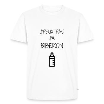 Nursery Nurse Kinderpflegerin Puéricultrice Baby - Men's Premium Organic T-Shirt - white - Front - Nico (187cm)