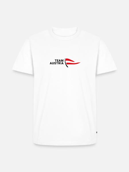 Team Austria - Männer Premium Bio T-Shirt - Weiß