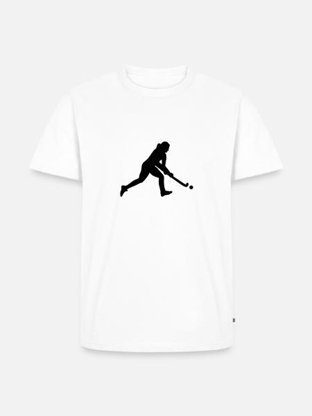 Field hockey - Men's Premium Organic T-Shirt - white