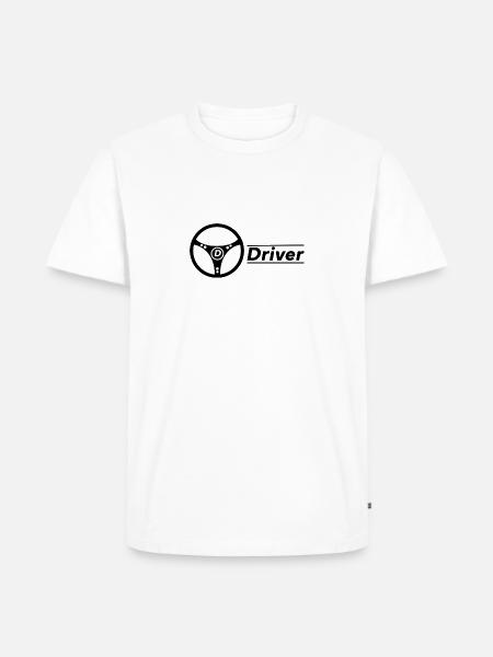 Driver Motor Car - Männer Premium Bio T-Shirt - Weiß