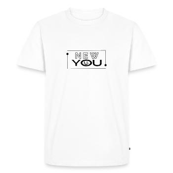 Nouveau vous - T-shirt Premium bio Homme - blanc - Devant - Nico (187cm)