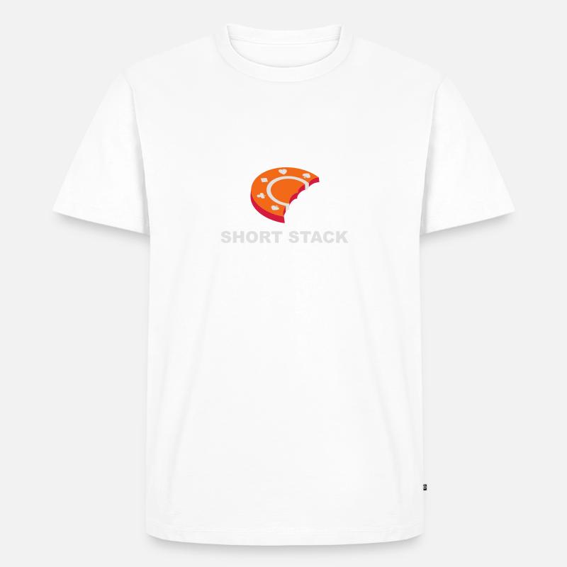 Poker Pattern Short Stack - Männer Premium Bio T-Shirt - undefined