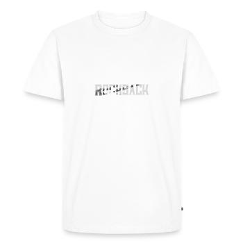 sac rock - T-shirt Premium bio Homme - blanc - Devant - Nico (187cm)
