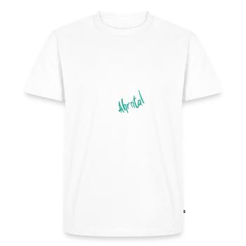 Skiing Valle Aurina - Men's Premium Organic T-Shirt - white - Front - Nico (187cm)