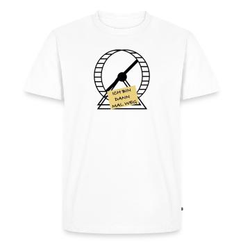 I'll be gone - Men's Premium Organic T-Shirt - white - Front - Nico (187cm)