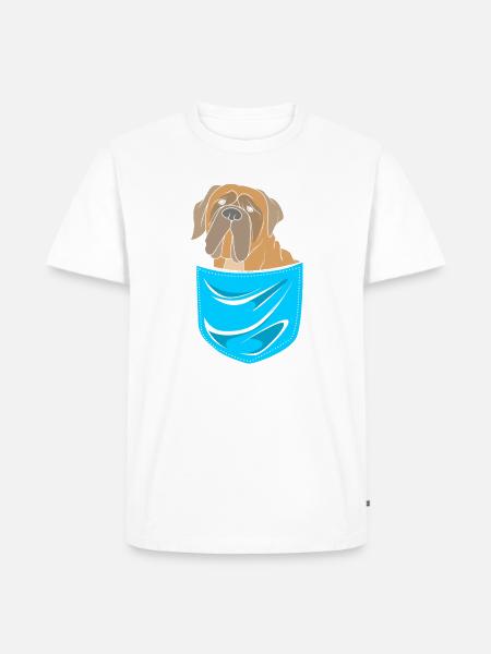 Bullmastiff - Männer Premium Bio T-Shirt - Weiß