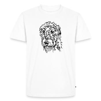 IRISH WOLFHOUND Irish Wolfhound Wilsigns chiens - T-shirt Premium bio Homme - blanc - Devant - Nico (187cm)