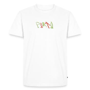 Classic Porto Souvenir - Men's Premium Organic T-Shirt - white - Front - Nico (187cm)