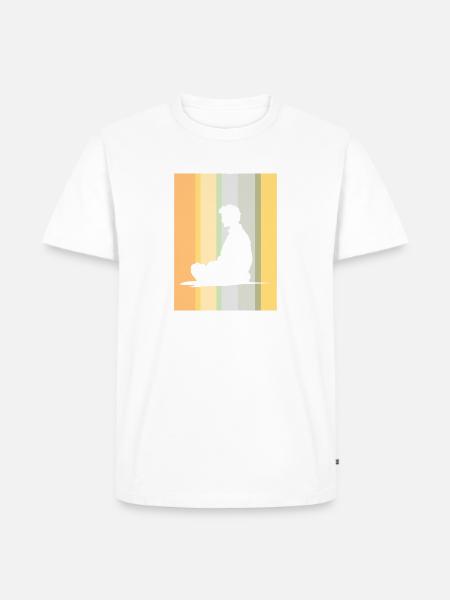 Meditation Innerer Frieden - Männer Premium Bio T-Shirt - Weiß