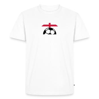 england - Men's Premium Organic T-Shirt - white - Front - Nico (187cm)