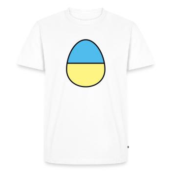 Easter egg colored - Men's Premium Organic T-Shirt - white - Front - Nico (187cm)