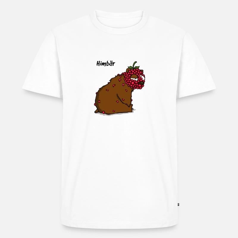 Himbär - Männer Premium Bio T-Shirt - Weiß
