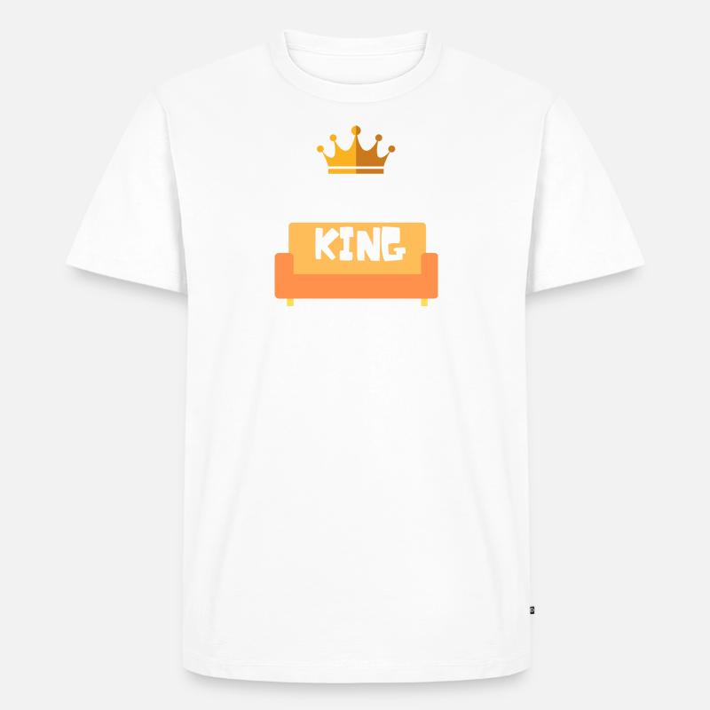 Couch King Relax Geschenk - Männer Premium Bio T-Shirt - undefined