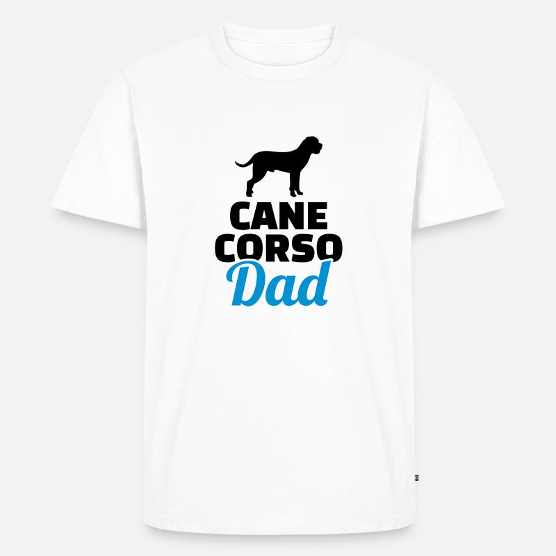 Cane Corso - Männer Premium Bio T-Shirt - Weiß