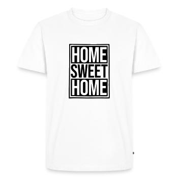 Home Sweet Home - Men's Premium Organic T-Shirt - white - Front - Nico (187cm)