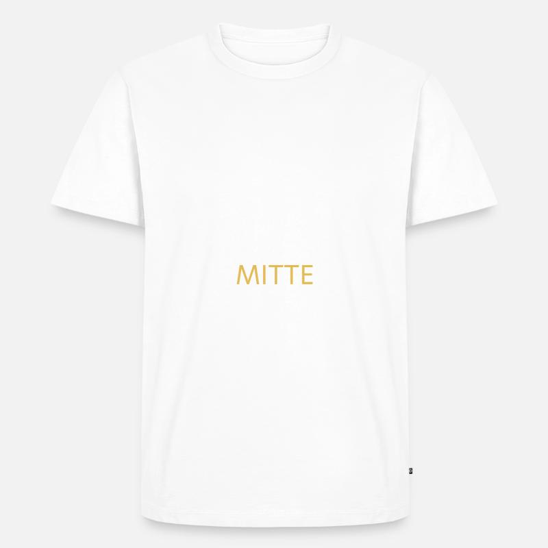 Berlin Mitte - Männer Premium Bio T-Shirt - Weiß
