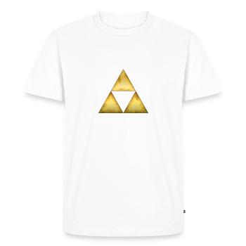 Sierpinski triangle - Men's Premium Organic T-Shirt - white - Front - Nico (187cm)