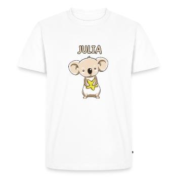 Koala funny kid Julia gift birthday copy - Men's Premium Organic T-Shirt - white - Front - Nico (187cm)