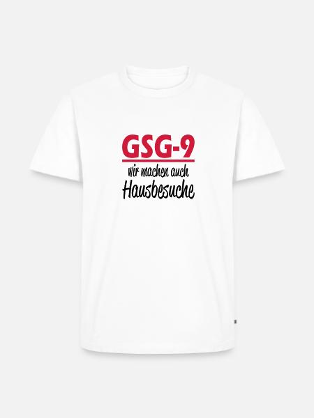 gsg9 - Men's Premium Organic T-Shirt - white