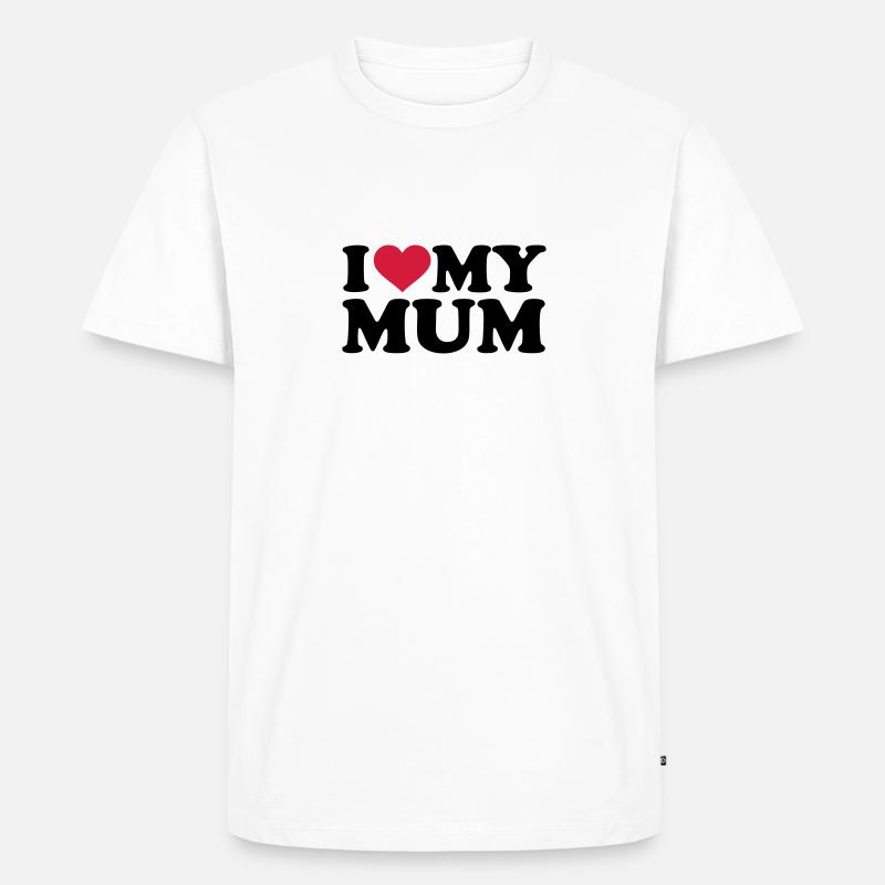 Mama - Männer Premium Bio T-Shirt - Weiß