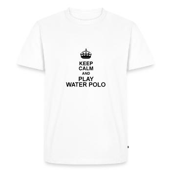 Water Polo / Waterpolo / Water-Polo / Wasserball - Men's Premium Organic T-Shirt - white - Front - Nico (187cm)