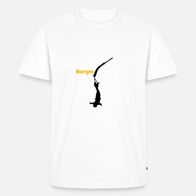 Bungee Fall - Men's Premium Organic T-Shirt - undefined