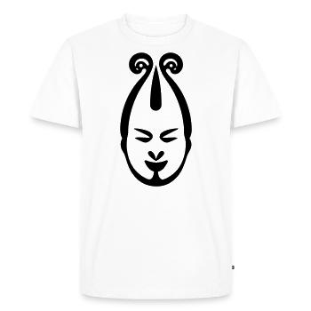 clown - T-shirt Premium bio Homme - blanc - Devant - Nico (187cm)
