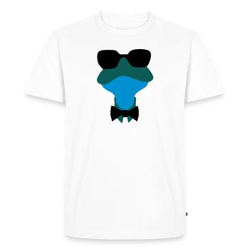 frog animal - Men's Premium Organic T-Shirt - white - Front - Nico (187cm)