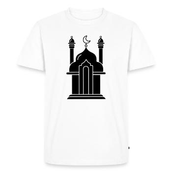 Mosque religious prayer house 000 - Men's Premium Organic T-Shirt - white - Front - Nico (187cm)